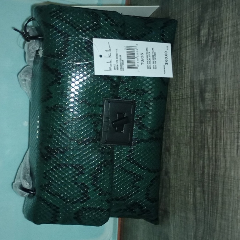 Nicole Miller Snake Print Purse